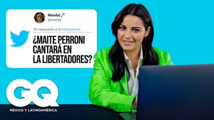 Maite Perroni entra de encubierta a Internet para contestar preguntas