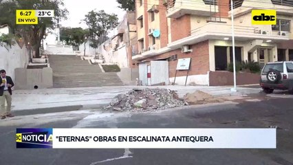 Video: ‘’Eternas’' obras en escalinata Antequera