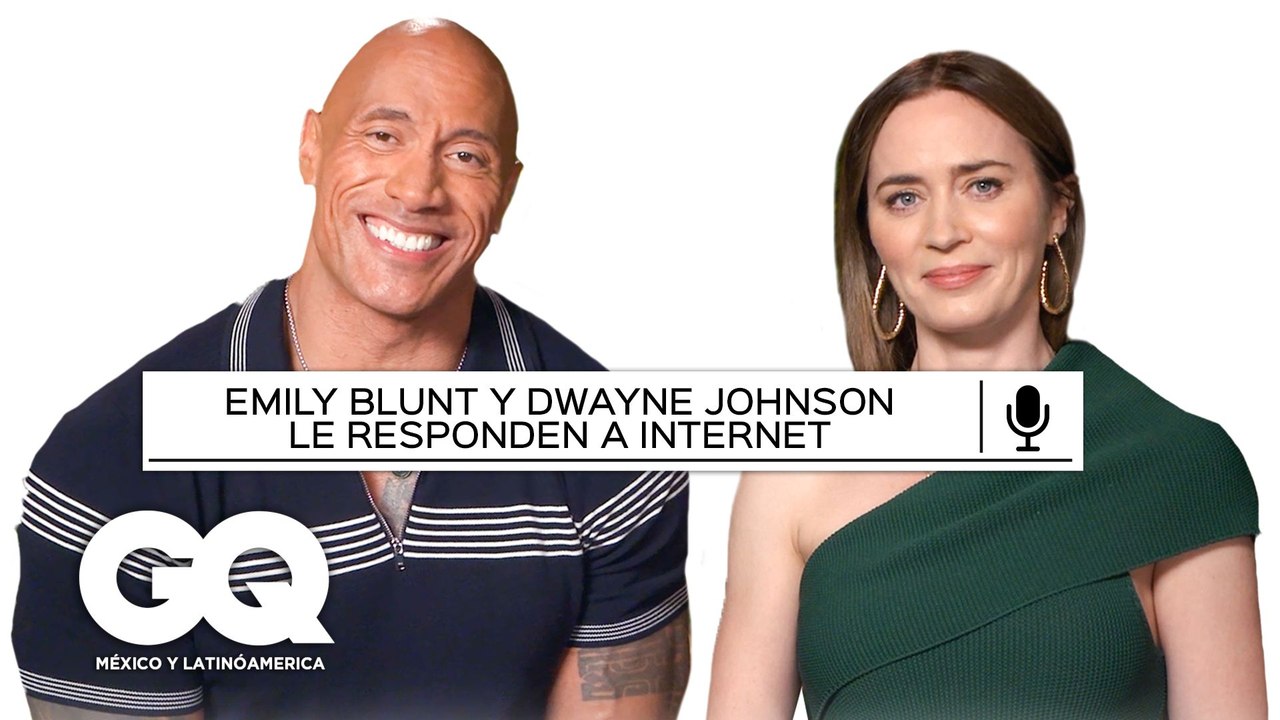 Emily Blunt y Dwayne Johnson responden las preguntas más populares de Google