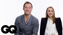 Natalie Portman y Jude Law responden TODO de Google