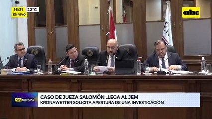 Video: JEM investigará a jueza Norma Salomón