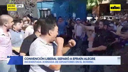 Video: Convención liberal separó a Efraín Alegre de la presidencia del PLRA