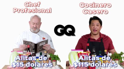 Alitas de pollo: Chef profesional vs Cocinero casero | GQ México