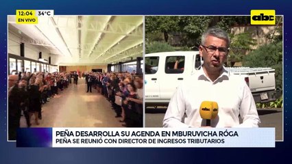 Video: Peña desarrolla su agenda en Mburuvicha Róga