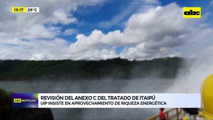 Revisión del anexo C del tratado de Itaipú: UIP insiste en aprovechamiento de riqueza energética