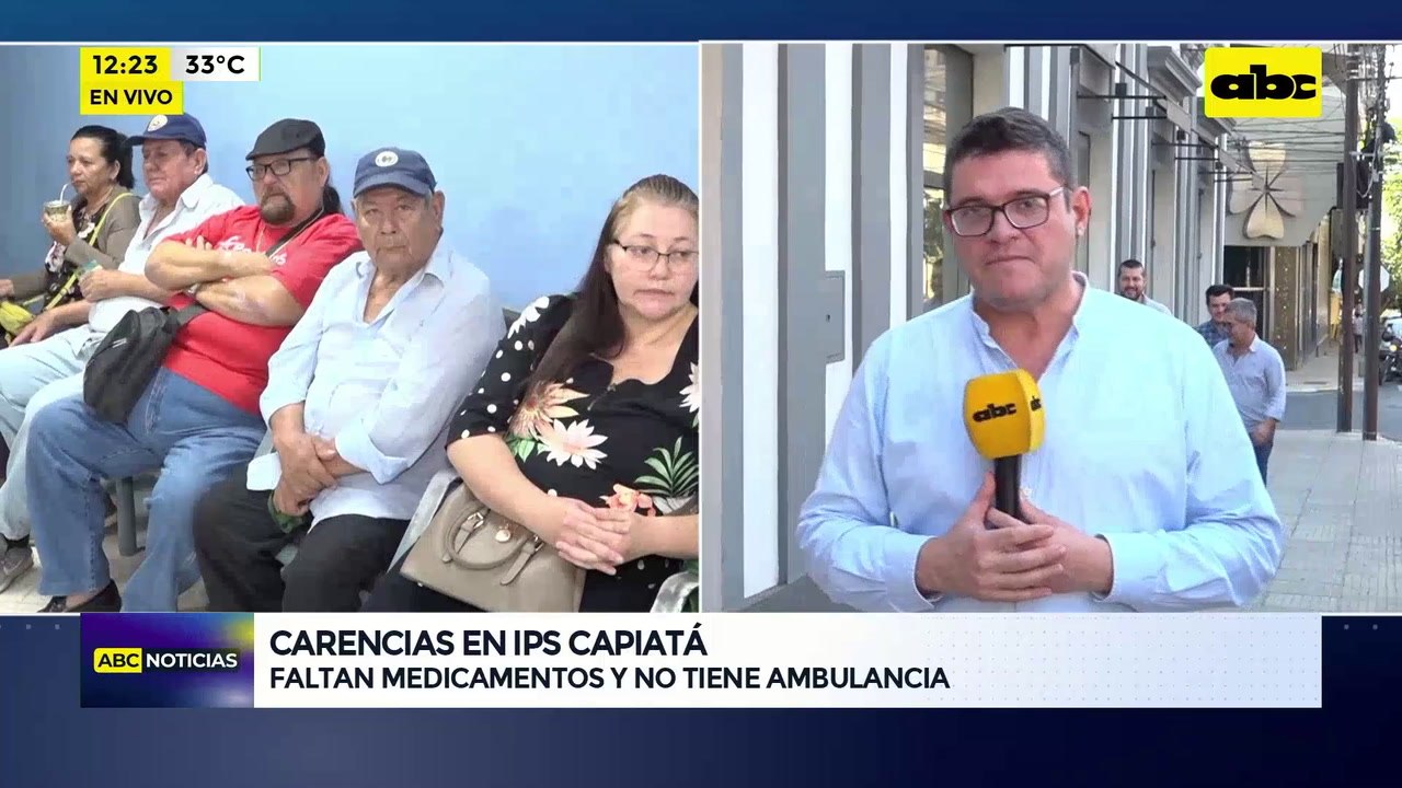 Carencias en IPS Capiatá: faltan medicamentos y no tienen ambulancia