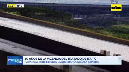 Video: 50 años de la vigencia del tratado de itaipú