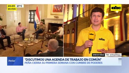 Video: Santiago Peña cierra su primera semana con cumbre de poderes
