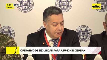 Video: Operativo de seguridad y cierre de calles para la asunción de Santiago Peña