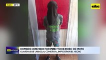 Video: Hombre detenido por intento de robo de moto