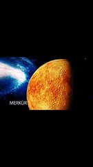 Güneş'e en yakın gezegen olan Merkür yaklaşık 170.000 kilometre akıl olmaz bir hızla dönüyor