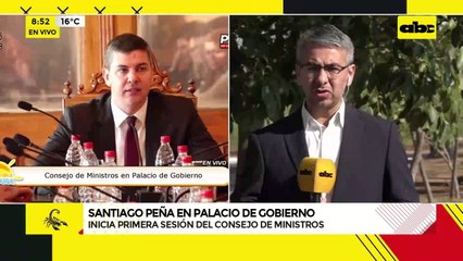 Video:  Peña pidió a sus ministros celeridad