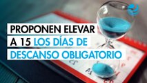 Buscan en Cámara de Diputados elevar a 15 días los descansos obligatorios en la LFT