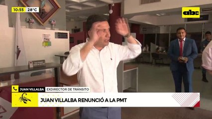 Video: Juan Villalba renunció a la dirección de la PMT