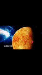 Güneş'e en yakın gezegen olan Merkür yaklaşık 170.000 kilometre akıl olmaz bir hızla dönüyor