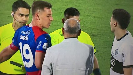 El tenso momento entre Diego Churin y Francisco Arce