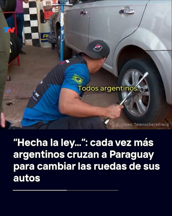 Cubiertas de neumáticos: lo que los argentinos cruzan a Paraguay para comprar
