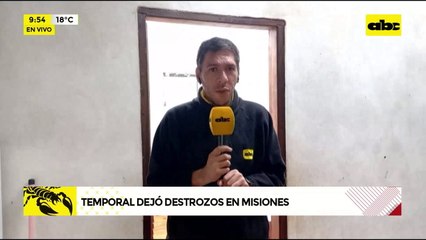Video: Temporal dejó destrozos en Misiones