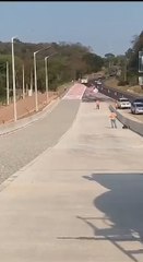 Pedrozo: primera prueba de rampa de frenado de emergencia