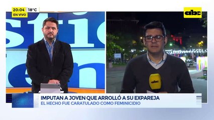 Video: imputan a joven que arrolló a su expareja