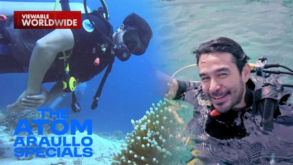 Atom Araullo, lumusong sa karagatan ng Siquijor! | The Atom Araullo Specials
