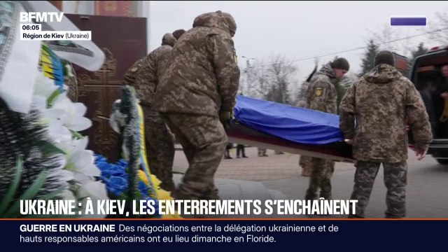 Guerre en Ukraine: les enterrements de soldats ukrainiens s'enchaînent à Kiev