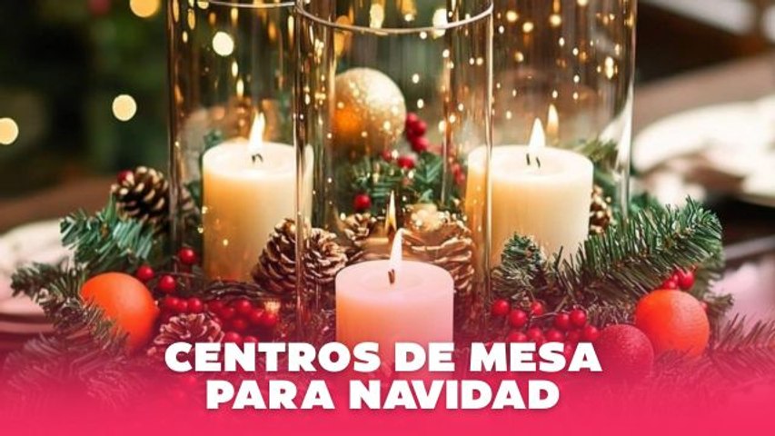 Centros de mesa navideños que transforman tu cena en magia pura ✨🌟