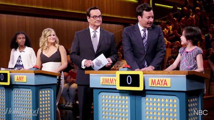 "Are You Smarter Than a Smart Girl?" Watch Amy Poehler & Jimmy Fallon Battle It Out | THR News