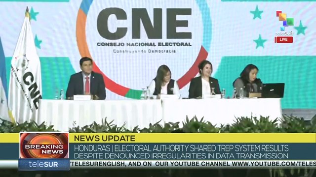 Breaking News: Honduras electoral authority releases preliminary results