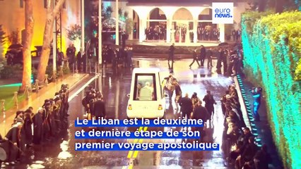 En visite au Liban, le pape Léon XIV appelle à "faire passer l'objectif de la paix avant tout"