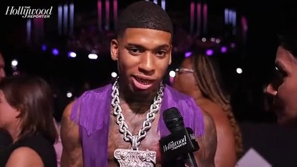 NLE Choppa Shares Favorite Hip-Hop Moment at 2023 VMAs | THR Video
