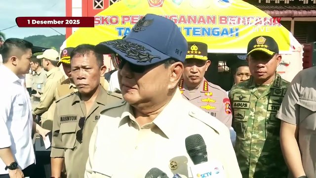 Presiden Prabowo usai Cek Korban Bencana di Tapanuli: Kita Hadapi Musibah dengan Tabah & Solidaritas
