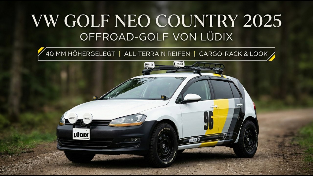 Offroad-Golf? Lüdix macht’s möglich! VW Golf 7 im Gelände-Trimm