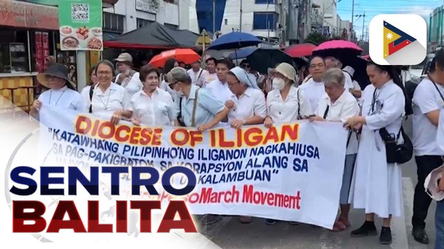 Mahigpit na seguridad, ipinatupad ng mga awtoridad sa rally vs. katiwalian sa Iligan City | ulat ni Sharif Timhar - Radyo Pilipinas - Iligan