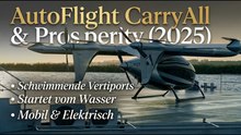 Flying Taxi trifft Wasserbasis – AutoFlight zeigt Zukunft der VTOL-Infrastruktur