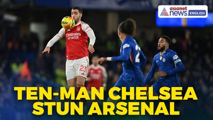 Chelsea vs Arsenal Highlights: Ten-Man Blues Hold Gunners 1-1 in Fiery London Derby