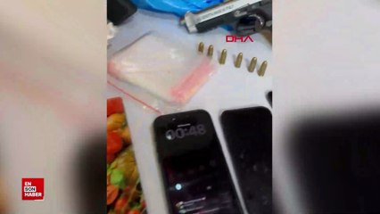 İstanbul Sarıyer'de bir rezidansta uyuşturucu ve silah çıktı