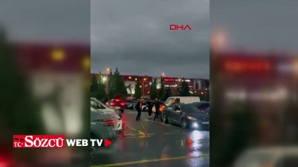 Beylikdüzü'nde AVM'de sürücüler arasında yumruklu otopark yeri kavgası