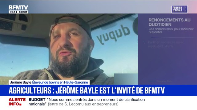 Négociations commerciales: On est le premier maillon de la chaîne et totalement oubliés de ces négociations-là , déplore Jérôme Bayle, éleveur de bovins