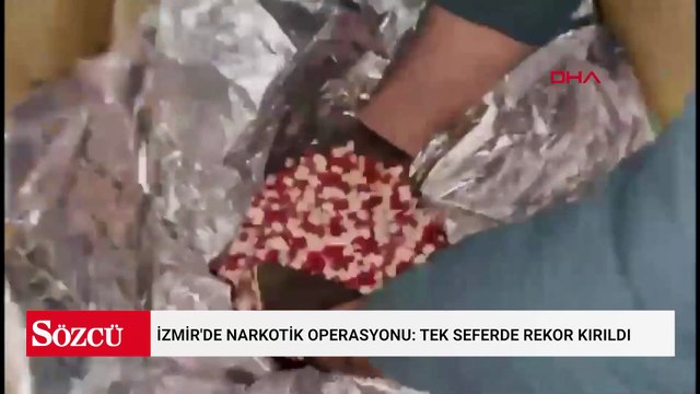 İzmir'de narkotik operasyonu: Tek seferde rekor kırıldı