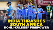 India vs South Africa Highlights: Kohli’s 135, Kuldeep’s Four-fer Boost IND to Win by 17 Runs