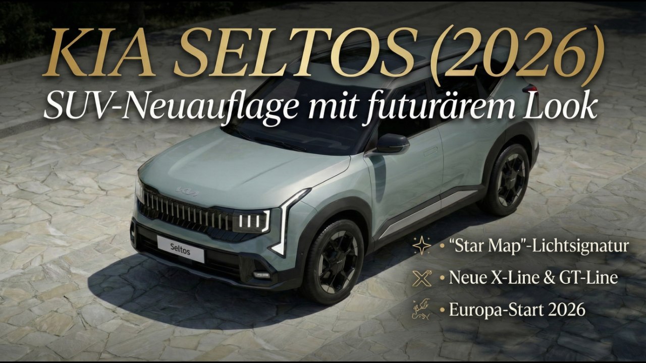 Kia Seltos Teaser 2026 – Das sind die ersten Infos zur zweiten Generation