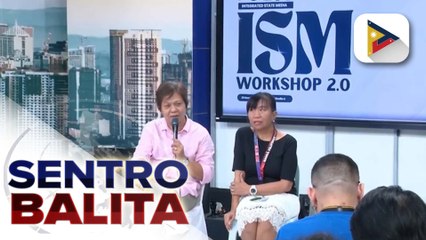 Mga miyembro ng Integrated State Media, hinasa pa ang kakayahan sa pagbabalita ng lagay ng panahon tulad ng banta ng mga bagyo | ulat ni Harley Valbuena