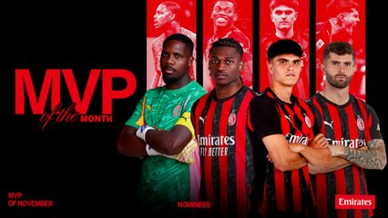 Vota il tuo MVP di novembre 2025