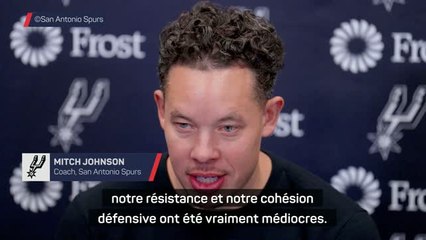 Spurs - Johnson : "Notre résistance et notre cohésion défensive ont été vraiment médiocres"