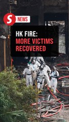 Hong Kong blaze: Death toll rises as search teams recover more bodies