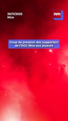 OGC Nice : Près de 400 supporters ont sorti les fumigènes pour mettre un coup de pression au club