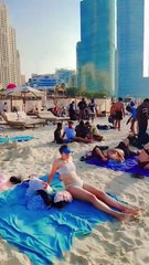 Marina Beach Dubai Vibes 🌊 | Relaxing Dubai View