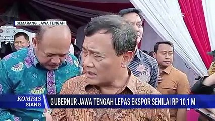 Ekspor UMKM Jawa Tengah Tembus Rp10,1 Miliar, Ahmad Luthfi Lepas Pengiriman ke Pasar Global