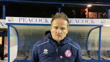 Woking manager Neal Ardley post-Brackley Town